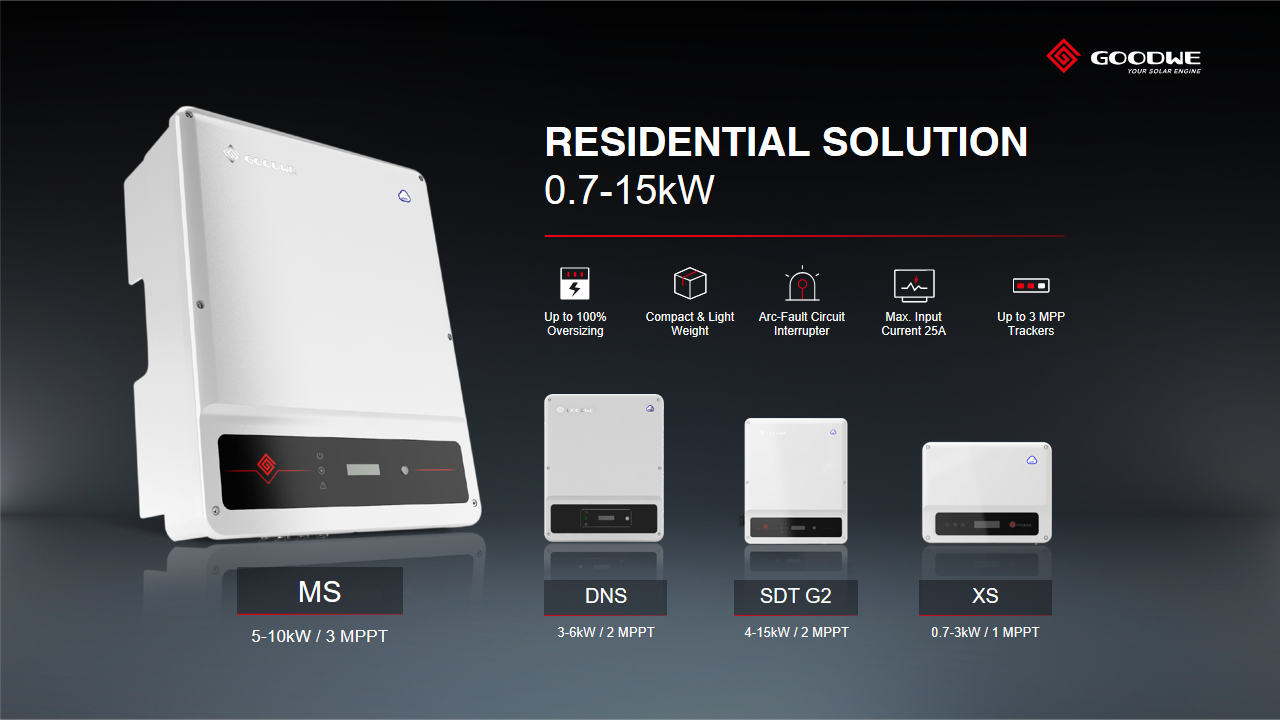 Shop GoodWe Inverters for Residential installations in IBC SOLAR Online Shop